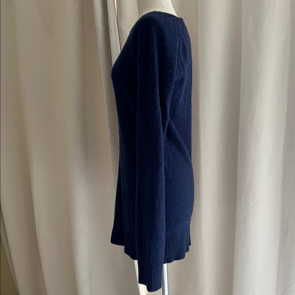 100% cashmere sweater dress - gorgeous cobalt blue Size Small - Picture 3 of 8